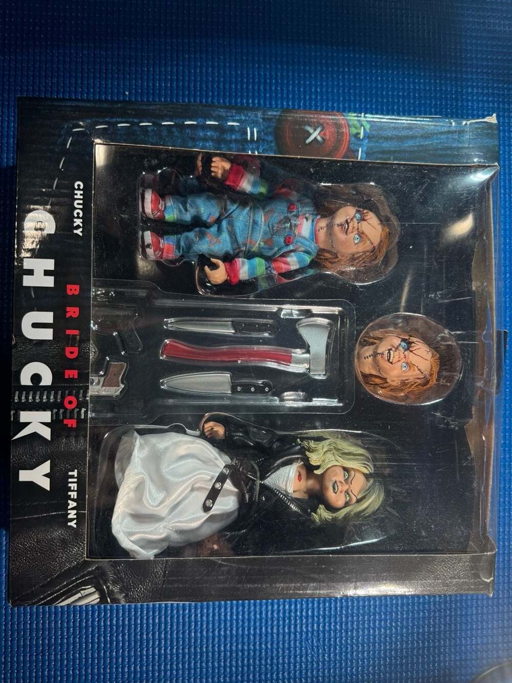 NECA Bride of Chucky Chucky and Tiffany 8 Inch Clothed Action Figure 2-Pack